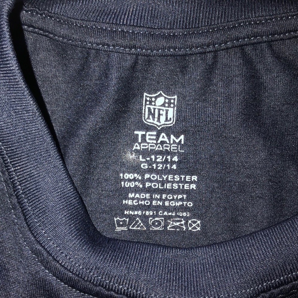 NFL Heathered Navy New England Patriots T Shirt Size L - Picture 3 of 4